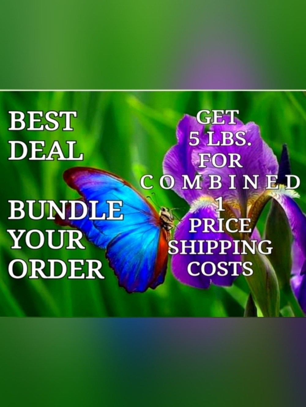 BUNDLE FOR BEST DEALS❣️❣️ up to 5 LBS!!! COMBINED SHIPPING